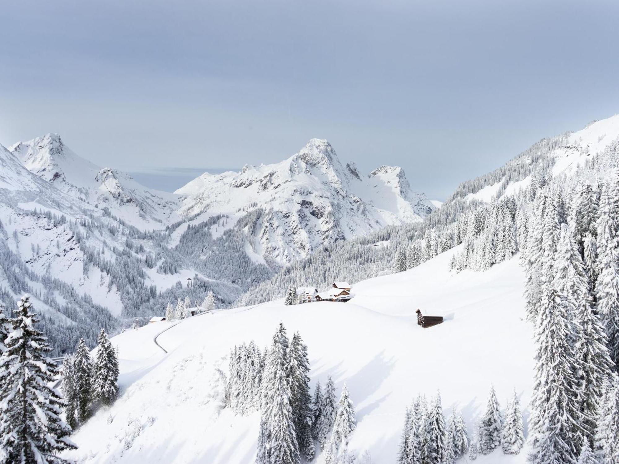 Apartment In Schroecken Near Ski Area Екстер'єр фото